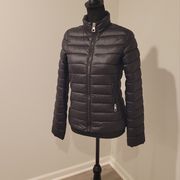 Mango Winter Coat Black Size Small/2 - Picture 8 of 11